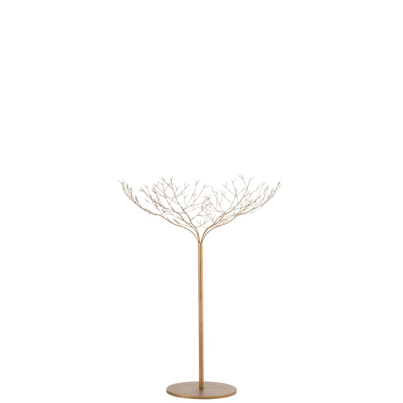 Árvore nua em metal dourado 135x135x180 cm Árvore nua em metal dourado 135x135x180 cm