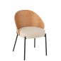 Cadeira em madeira natural 53,5 x 54,2 x 74,6 cm Cadeira em madeira natural 53,5 x 54,2 x 74,6 cm