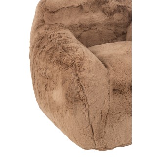 Sofa en polyrésine gris 99*98*75 cm