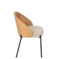 Cadeira em madeira natural 53,5 x 54,2 x 74,6 cm Cadeira em madeira natural 53,5 x 54,2 x 74,6 cm
