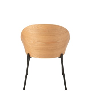 Silla de madera natural 53.5*54.2*74.6 cm