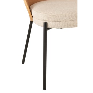 Silla de madera natural 53.5*54.2*74.6 cm