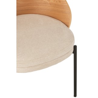 Silla de madera natural 53.5*54.2*74.6 cm