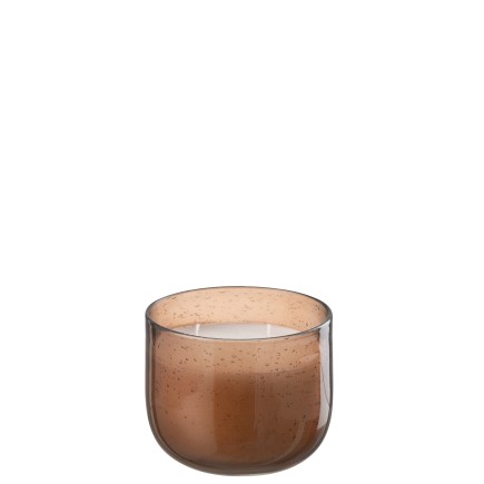 Vela aromática de parafina marrón 10.5*10.5*9 cm