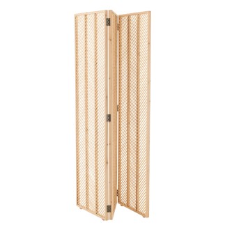 Paravent en bois naturel 150*3.5*174 cm
