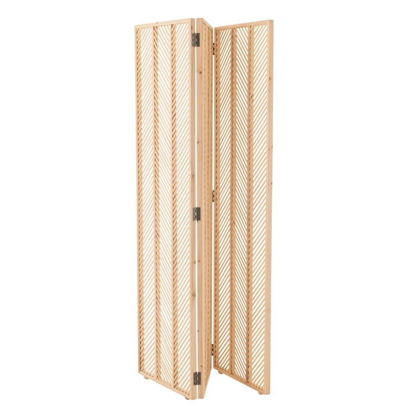 Paravent en bois naturel 150*3.5*174 cm
