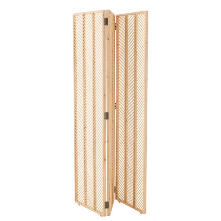 Paravent en bois naturel 150*3.5*174 cm
