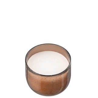 Vela aromática de parafina marrón 10.5*10.5*9 cm