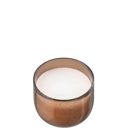 Vela aromática de parafina marrón 10.5*10.5*9 cm
