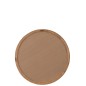Espelho com moldura em madeira natural 75x14x75 cm
