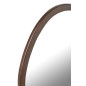 Miroir avec cadre en bois marron 59*2.5*56 cm