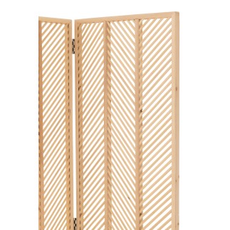Paravent en bois naturel 150*3.5*174 cm