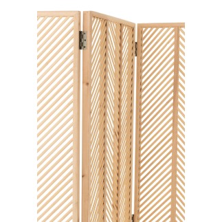 Paravent en bois naturel 150*3.5*174 cm
