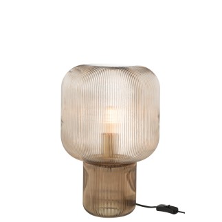Lampe à poser en verre marron 29*29*42 cm