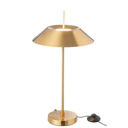 Lámpara seta de metal dorado 30.5*30.5*56 cm