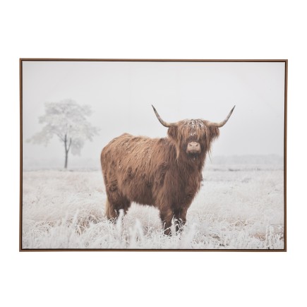 Tableau décoratif en toile marron 143*4.3*103 cm