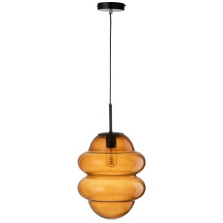 Lámpara de techo de vidrio marrón 28*28*160 cm