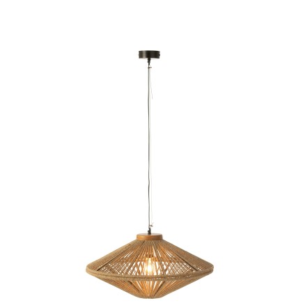 Lampe suspendue en métal naturel 62*62*33 cm