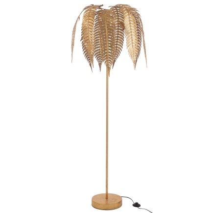 Lampadaire en métal doré 48x48x165.5 cm