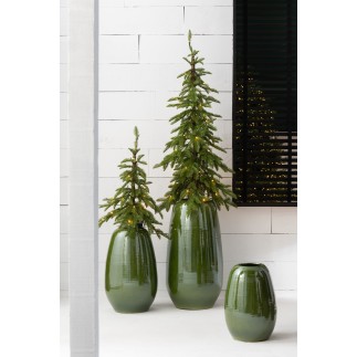 Vase haut en céramique vert 39*39*70 cm