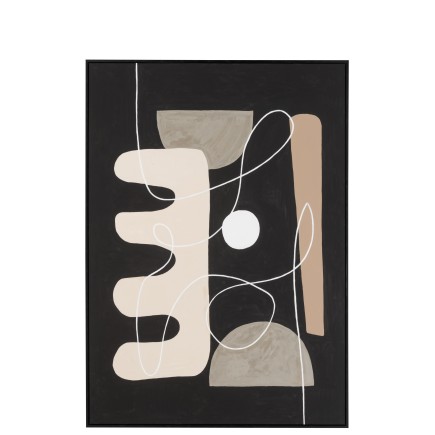Tableau mural en toile multicouleur 140*4*100 cm