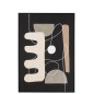 Tableau mural en toile multicouleur 140*4*100 cm