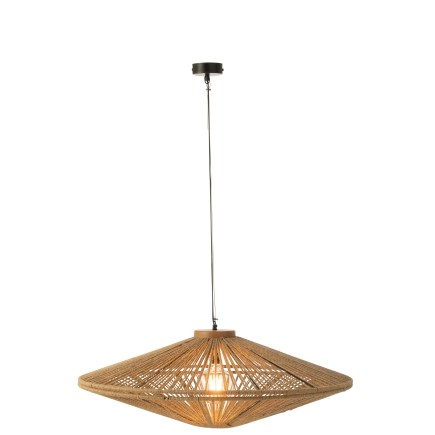 Lampe suspendue en métal naturel 93*93*36 cm