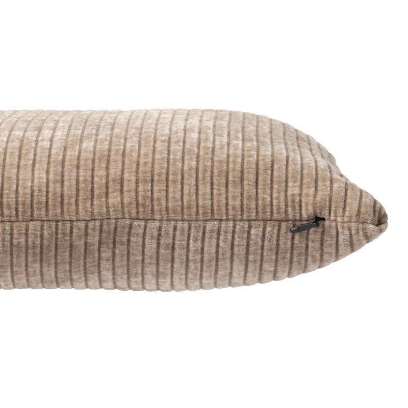 Coussin carré en textile marron 45x45x5 cm