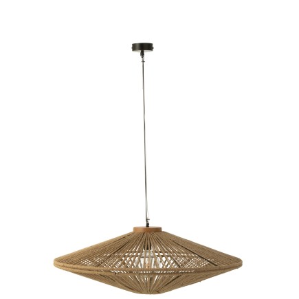 Lampe suspendue en métal naturel 93*93*36 cm