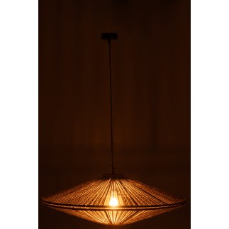 Lampe suspendue en métal naturel 93*93*36 cm