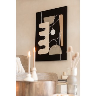Tableau mural en toile multicouleur 140*4*100 cm