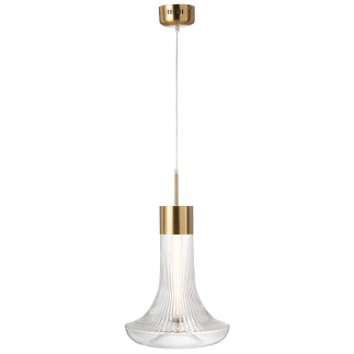 Lámpara de techo de vidrio transparente 34*34*160 cm