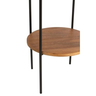 Lámpara estantería de metal negro 38*38*160 cm