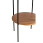 Lámpara estantería de metal negro 38*38*160 cm