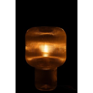 Lampe de table en verre transparent 29*29*42 cm