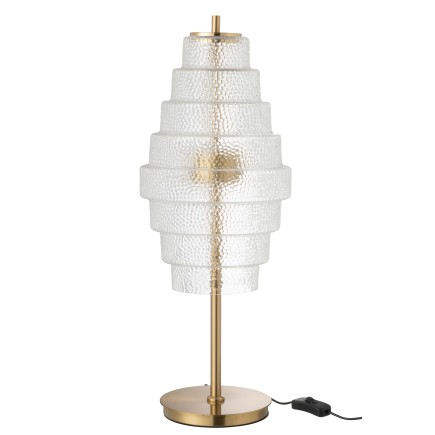 Lámpara de salón de vidrio transparente 22*22*57 cm