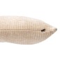 Coussin carré en textile beige 45x45x5 cm
