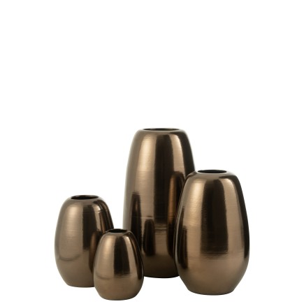 Vase en céramique doré 39*39*70 cm