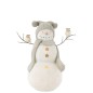 Boneco de neve em poliresina multicolorida 43,5 x 26 x 50 cm