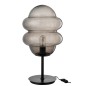 Lámpara de mesa de vidrio gris 28*28*52 cm