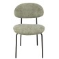 Chaise de table en textile vert 51*55*82 cm