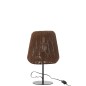 Lámpara de mesa de metal negro 28*28*45 cm