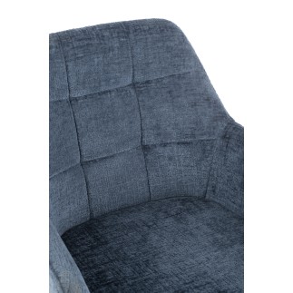 Chaise lounge en métal bleu 58*56.5*85 cm