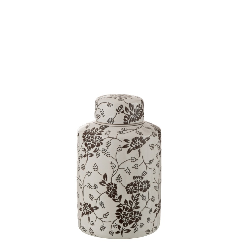 Pot décoratif en porcelaine multicouleur 20*20*30.5 cm