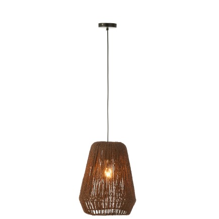 Lámpara de techo de metal negro 30*30*38 cm