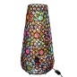 Lámpara de mesa de vidrio multicolor 23*14*55 cm