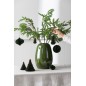 Vaso de cerâmica verde 29x29x40 cm Vaso de cerâmica verde 29x29x40 cm