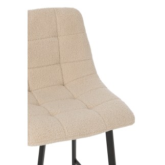 Chaise de bar en métal marron 46*43*95 cm