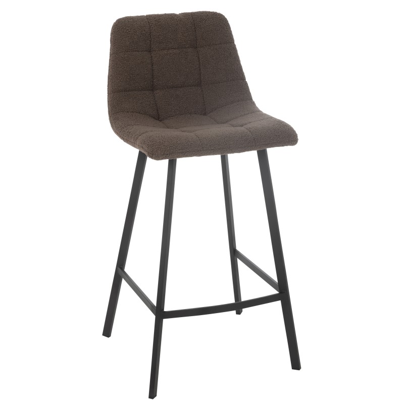 Cadeira de bar em metal branco 46x43x95 cm Cadeira de bar em metal branco 46x43x95 cm