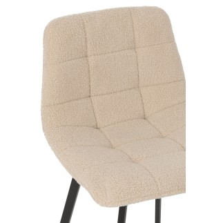 Chaise de bar en métal marron 46*43*95 cm